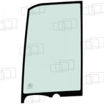 szyba Bobcat, Doosan - drzwi górna 7351866 (4551)