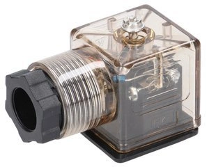 Wtyczka elektryczna 12V 24V do zasilania cewek elektromagne