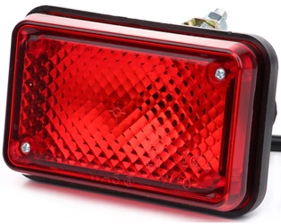 Lampa przeciwmgielna 12/24V czerwona 57U W10 WAŚ