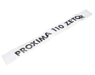 naklejka, logo na maskę Zetor Proxima 110 prawa 65802120