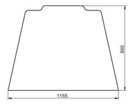 szyba Case - przednia E43992 (2404)