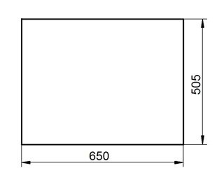szyba ładowarka Claas Ranger - dachowa 03241150 (2400)