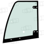 szyba Genie, Terex - drzwi górna 07.0702.0104 (4182)