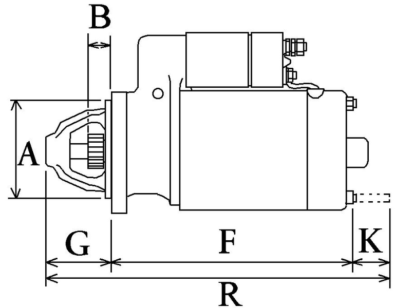 rozrusznik HC Cargo Massey Ferguson 112136 12V 2.8kW
