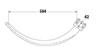 Iglica igła metalowa prasa Abbriata 59.066