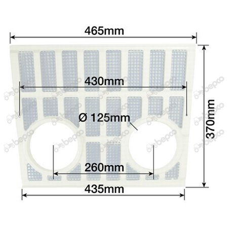 przedni grill maski do ciągnika Ford 81824198