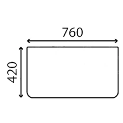 szyba Case - przednia dolna KHN30640