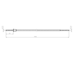 Linka - wkład - Licznik MTG L-1695mm C-360 ORYGINAŁ URSUS