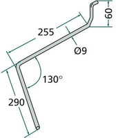 Palec zagarniający siewnika Amazone lewy 3753300