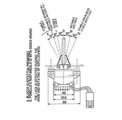 przełącznik, włącznik hydrauliki 6-stopniowe podnoszenie Case Maxxum 1534361C2, 1534361C1