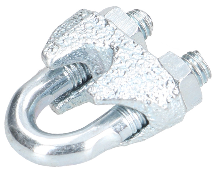 Zacisk kabłąkowy do liny 6mm atestowany