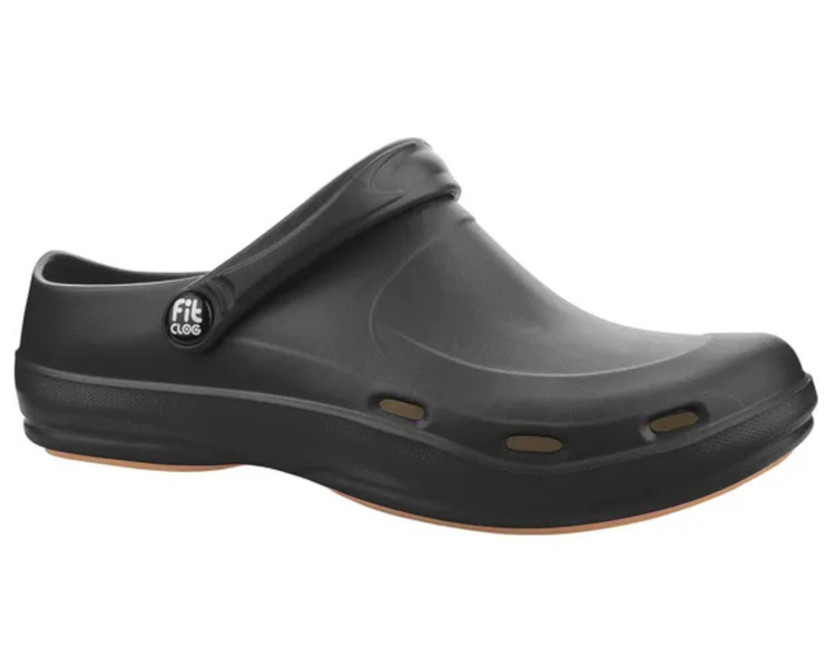 Chodaki czarne oddychające FitClog Comfort rozmiar 37