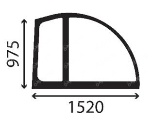 szyba do ładowarki Genie - boczna prawa 07.0740.0099 (3702)