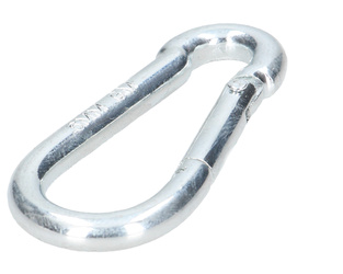 Karabińczyk metalowy klasyczny 6x60mm stalowy