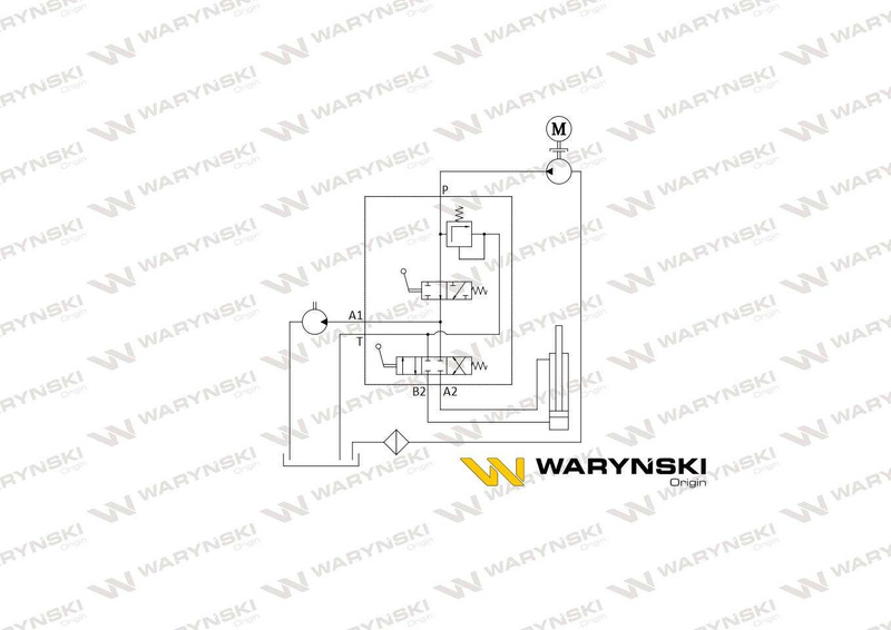 Zawór sterujący zespolony (do kotwiarki) W-450W1 UW1-02-000C3 Waryński [W-450]