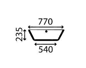 szyba Landini Globus, Massey Ferguson 2200 - tylna dolna 3647658M1
