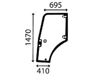 szyba do ciągnika Case - drzwi lewe 48028037 (5231)