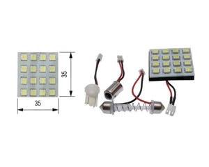 Panel LED 12V 16xSMD 5050 BOSMA 35x35mm wewnętrzna