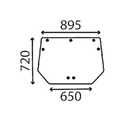 szyba - tylna 134701530