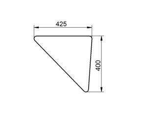 szyba Case - drzwi dolna prawa E43991 (2408)