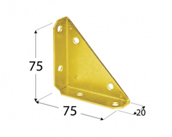 Narożnik do skrzyń 75x75x20x2,0 domax