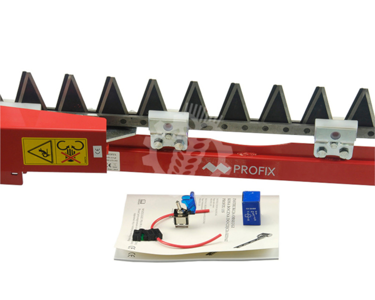 Kosa Boczna Elektryczna 24V Lewa 1,35m 710004003