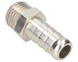 Końcówka pneumatyczna z gwintem zewnętrznym 1/4" z króćcem na przewód o średnicy 8MM