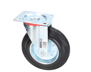 Koło obrotowe 200mm 200kg metalowo gumowe do wózków