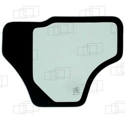 szyba koparka Doosan - drzwi dolna K1041505 (5284)