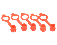 Osłonka smarowniczki M10 kolor czerwony TEGER 5 szt