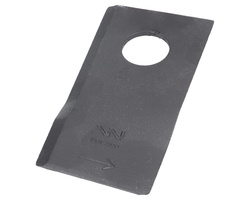 Nóż, nożyk kosiarka lewy 94x48x3mm otwór 19 zastosowanie 570409 Niemeyer Kverneland WARYŃSKI