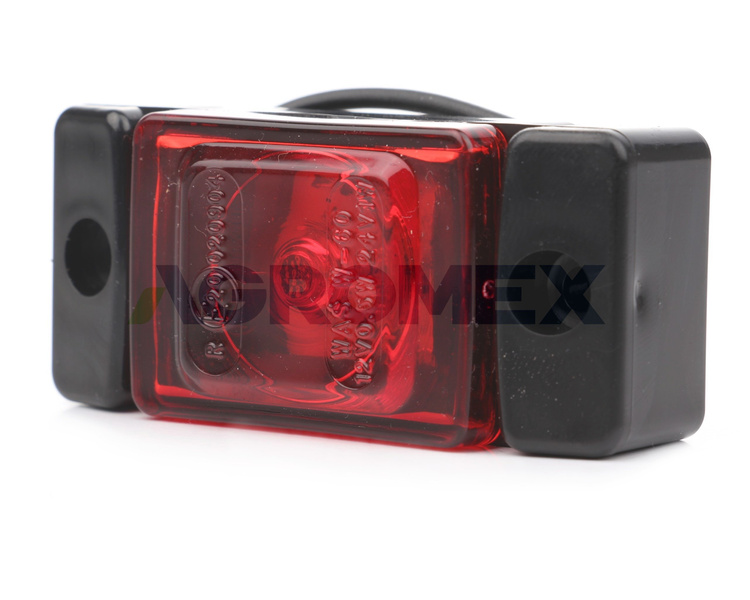 Lampa obrysowa LED 12 V - 24 V tylna czerwona