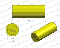 Amortyzator poliuretanowy walec 38x95 WARYŃSKI