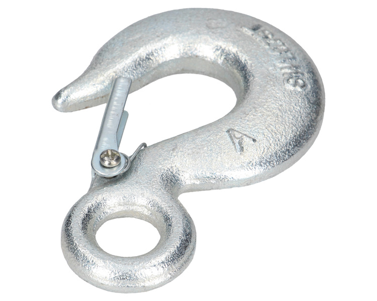Hak oczkowy z uchem 16mm z zabezpieczeniem 750kg