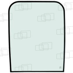 szyba CAT - przednia górna hartowana 486-5450 (4173)