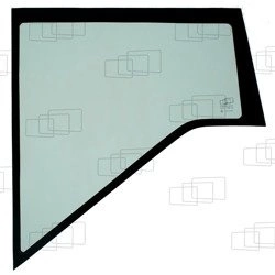 szyba dźwig Liebherr - boczna lewa kabiny operatora (4148)