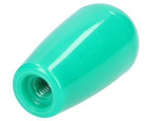 gałka dźwigni wydłużona 52mm, M8 zielona