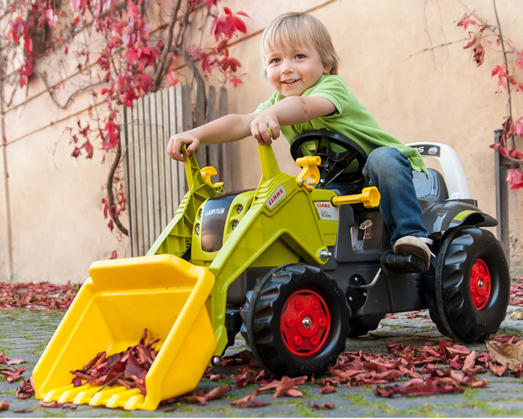 Traktor na pedały Claas z ładowaczem Rolly Toys 025077