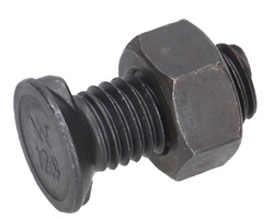 Śruba kpl. płużna dwunoskowa M12x30 mm kl.12.9 Waryński 