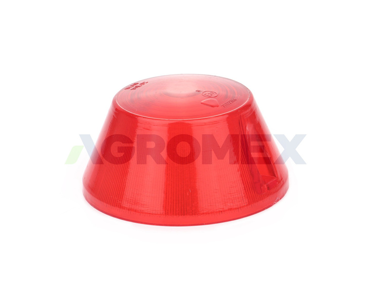 Klosz lampy niski WE-92 czerwony
