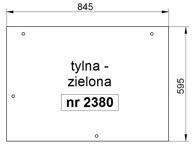 szyba Case seria XLN - tylna (2380)