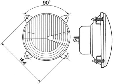 lampa przednia, halogen, reflektor COBO Deutz-Fahr 04404452, 280298200