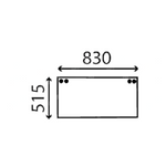 szyba Case - tylna dolna E44004 (3048)
