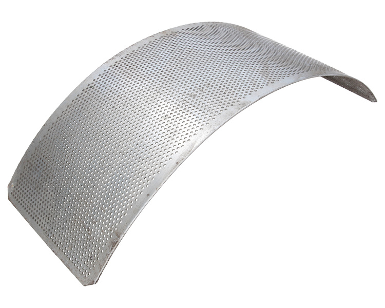 sito oczkowe śrutownik Bąk fi 2 mm 135x410 mm 8111010020