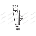 szyba Landini, McCormick - przednia dolna lewa 3659554M1