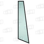 szyba Hidromek - narożna lewa F33/21025