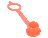 Osłonka smarowniczki M8 kolor czerwony TEGER