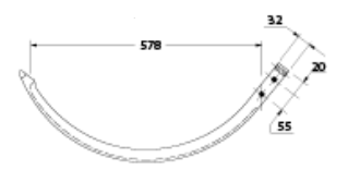 Iglica igła aluminiowa prasa Deutz-Fahr 06573024