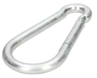 Karabińczyk metalowy klasyczny 13x160 stalowy