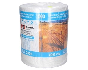 Sznurek rolniczy do prasy polipropylenowy 2000m tex2000 Tegafol